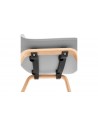 Chaise scandinave gris Tania