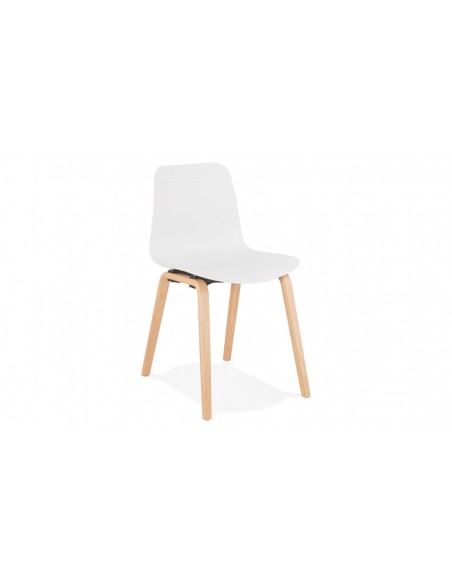 Chaise scandinave blanche Tania