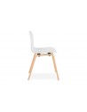 Chaise scandinave blanche Tania