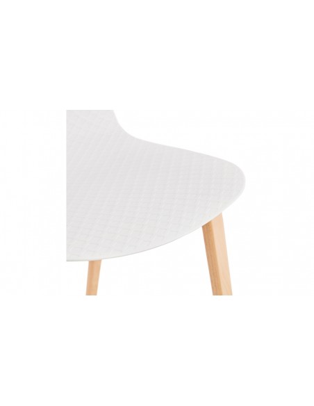 Chaise scandinave blanche Tania