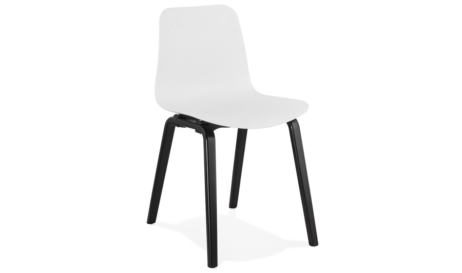Chaise design blanc Alba Chaise design blanc Alba