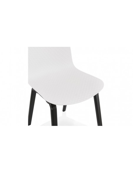 Chaise design blanc Alba
