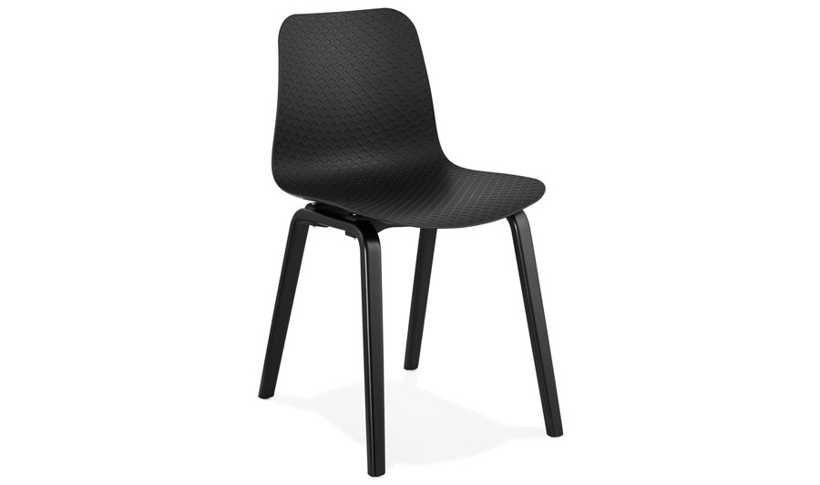 Chaise design noir Alba Chaise design noir Alba