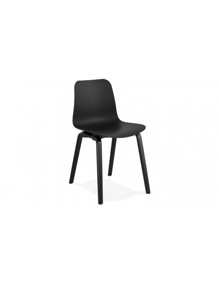 Chaise design noir Alba