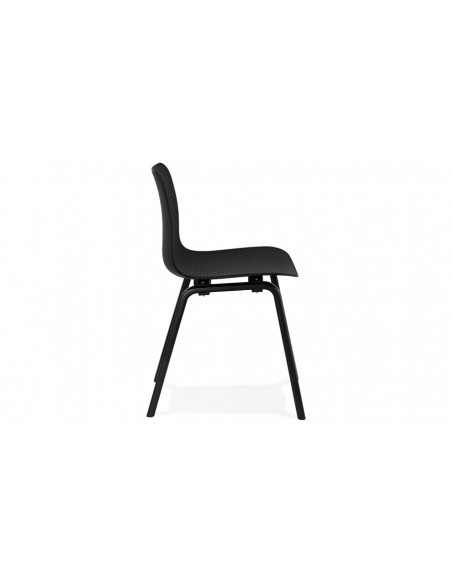 Chaise design noir Alba