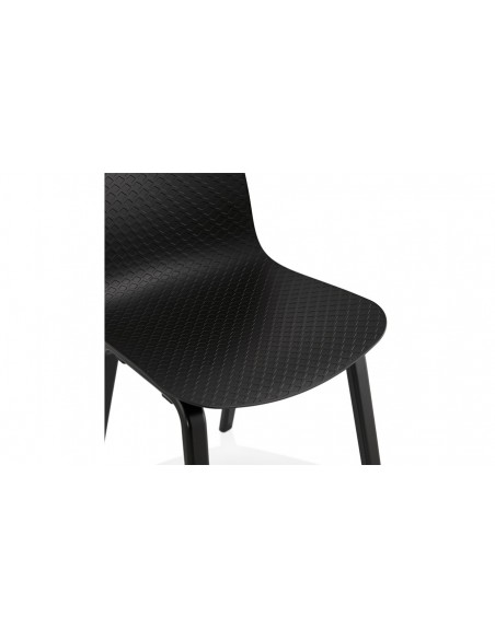Chaise design noir Alba