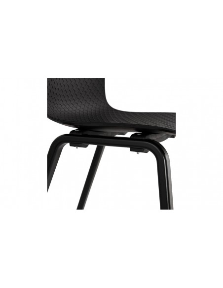 Chaise design noir Alba