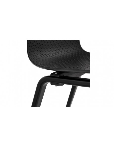 Chaise design noir Alba