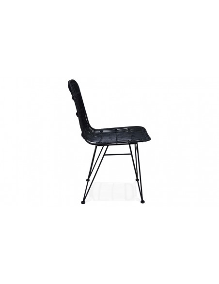 Chaise industrielle noir Parana