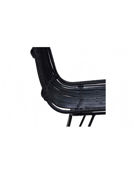 Chaise industrielle noir Parana