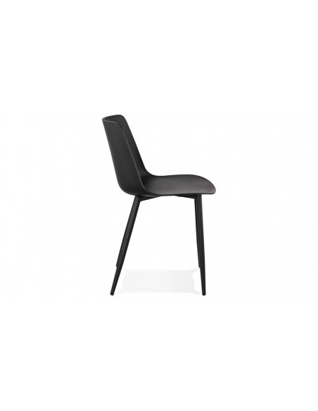 Chaise moderne noir Carmela