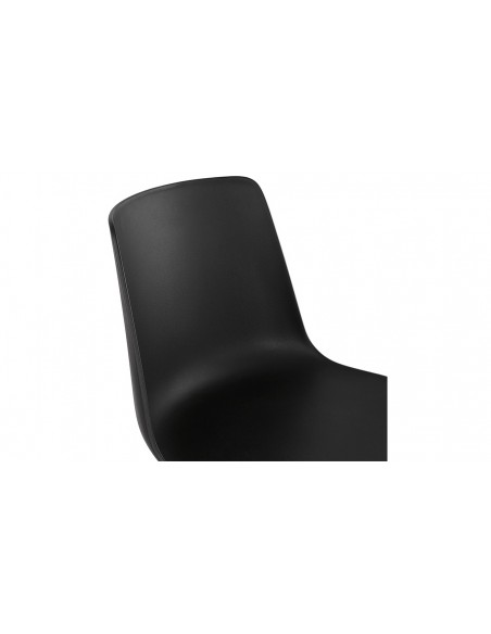 Chaise moderne noir Carmela