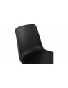 Chaise moderne noir Carmela