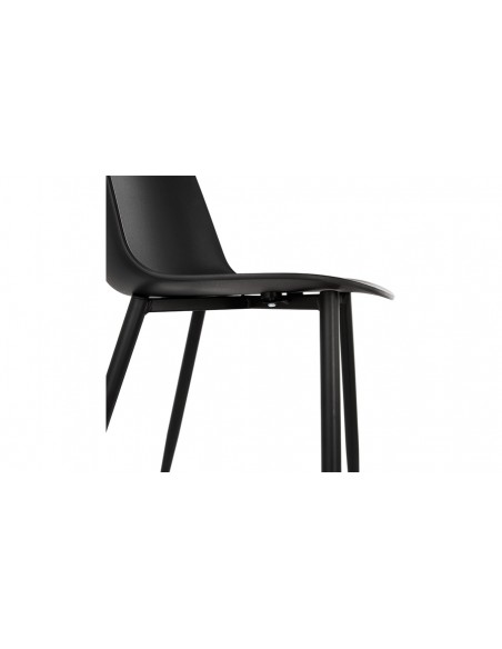 Chaise moderne noir Carmela