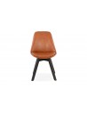 Chaise style industriel marron Anita