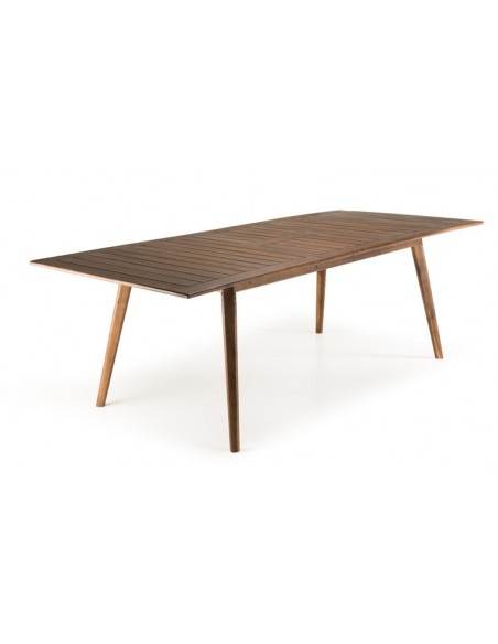 Table de jardin pliante en bois d'acacia 220 x 90 - Honolulu