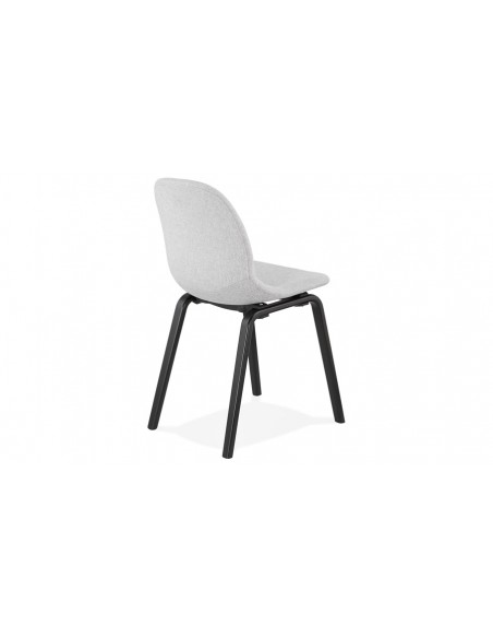 Chaise gris clair noir Amaya