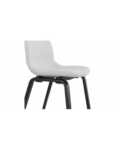 Chaise gris clair noir Amaya