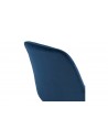 Chaise velours bleu Gloria