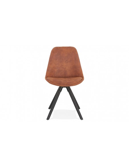 Chaise design marron noir Cosmopolitan