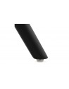 Pied chaise design marron noir