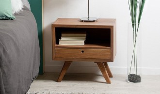 Chevet en bois exotique