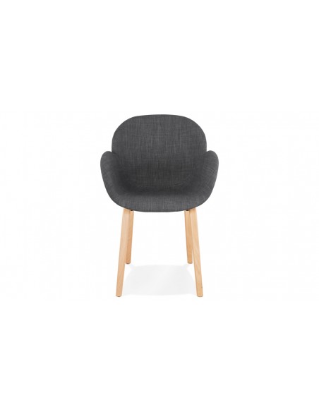 Fauteuil repas gris foncé Joost