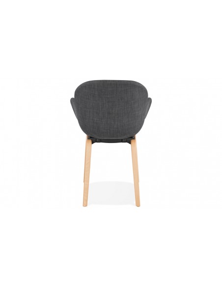 Fauteuil repas gris foncé Joost