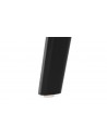 Pied fauteuil repas noir