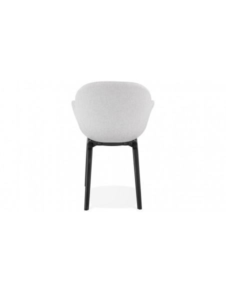 Fauteuil repas gris clair Joost