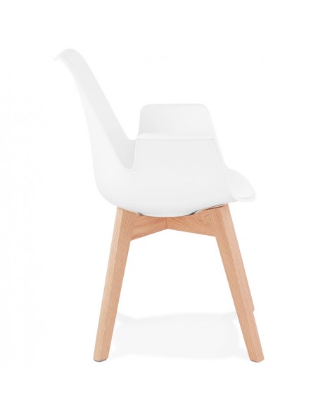 Fauteuil repas blanc Daam