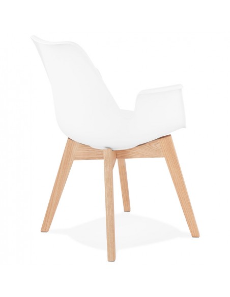 Fauteuil repas blanc Daam