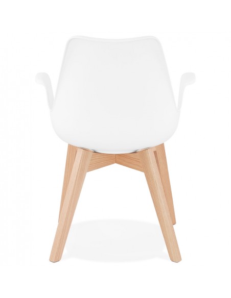 Fauteuil repas blanc Daam