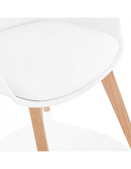 Fauteuil repas blanc Daam