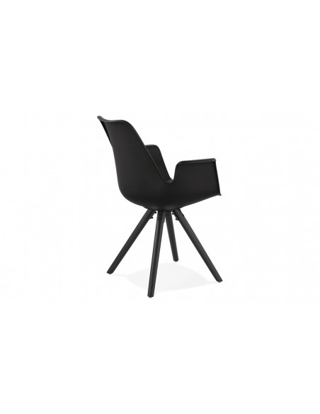 Fauteuil scandinave noir Erwin