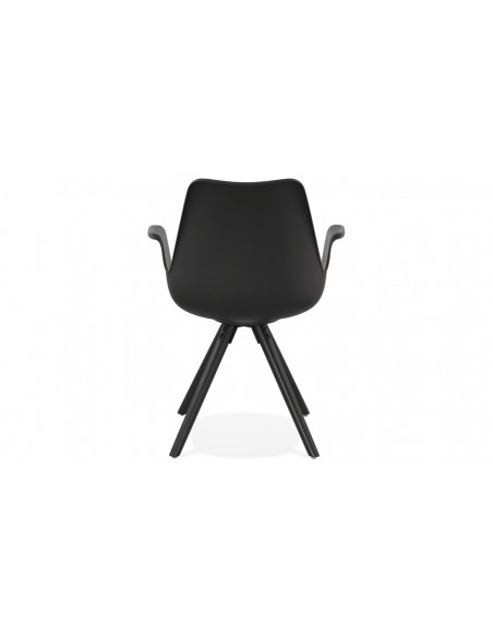 Fauteuil scandinave noir Erwin