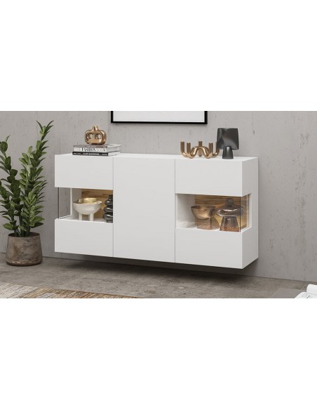 buffet blanc suspendu