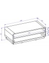 Dimensions table basse Rwanda