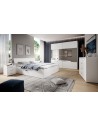 Lit design adulte blanc