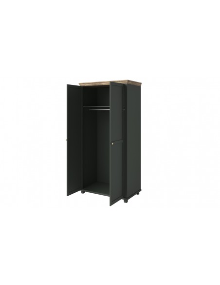 Armoire penderie vert chêne Boavista