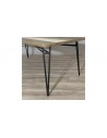 Pieds table style atelier Marin
