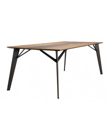 Table teck métal Eastwood