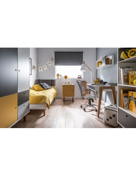 Chambre enfant complète jaune