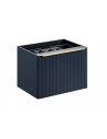 Meuble sous vasque bleu Santorin 80 cm