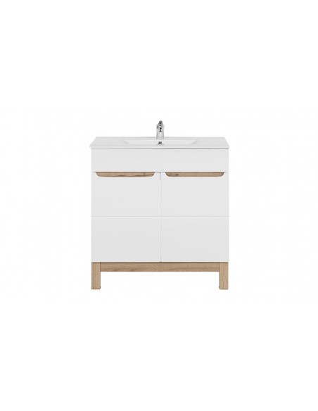 meuble vasque 80 cm blanc