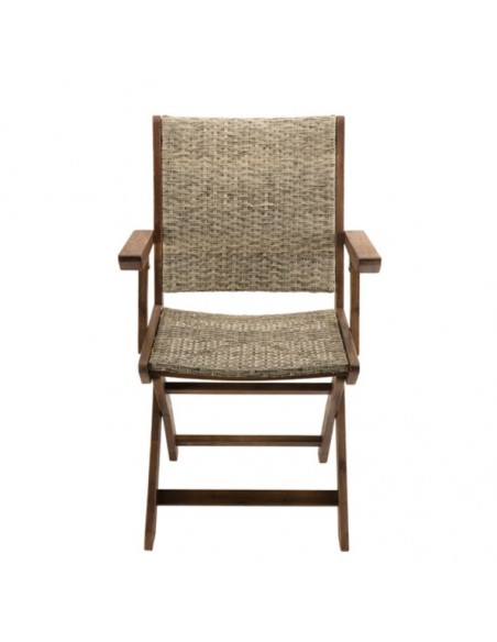 Fauteuil pliant bois acacia