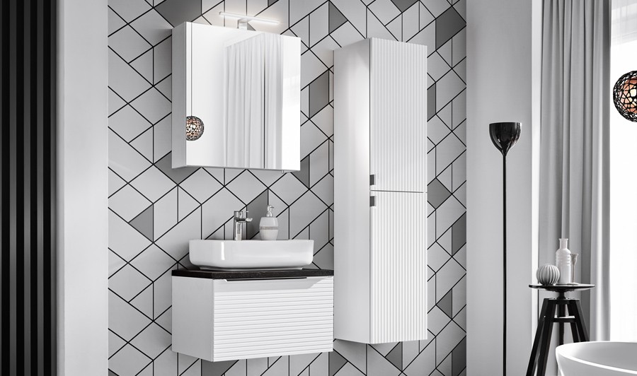 Ensemble salle de bain blanc 60 cm avec vasque Ensemble salle de bain blanc 60 cm avec vasque