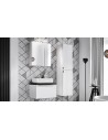 Ensemble salle de bain blanc 60 cm avec vasque
