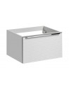 Ensemble salle de bain blanc 60 cm avec vasque à poser - Sandro