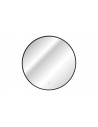 Miroir rond led noir 80cm